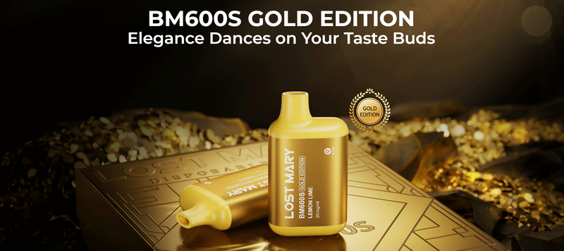 Discover the Lost Mary BM600S Gold Edition: Ignite Your Vaping Journey with Vape Firm!