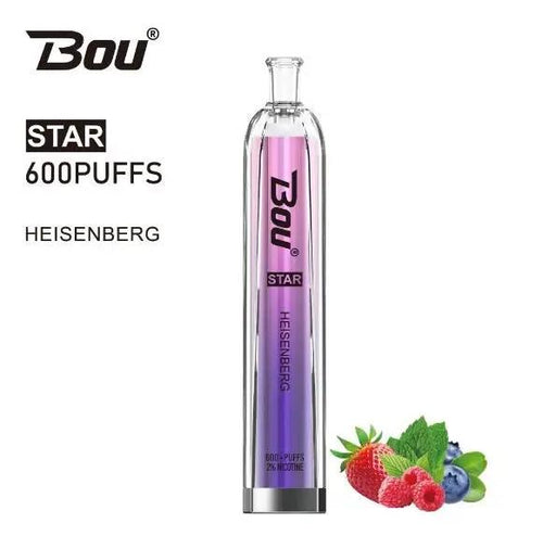 Bou Star 600 | Disposable Vapes | Heisenberg