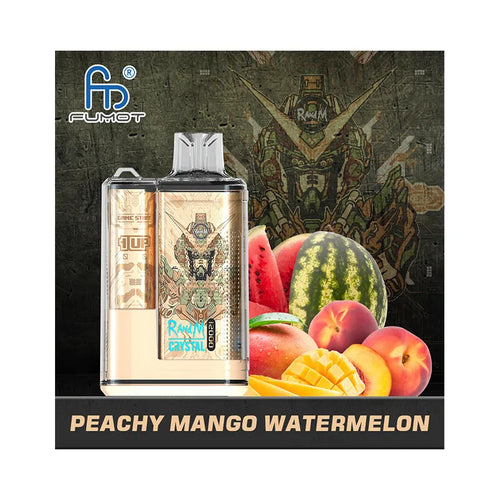 Fumot RandM Crystal 12000 Vape | Peachy Mango Watermelon 