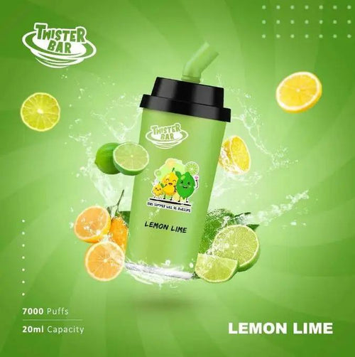 Twister Bar 7000 | Lemon Lime 7000 disposable 