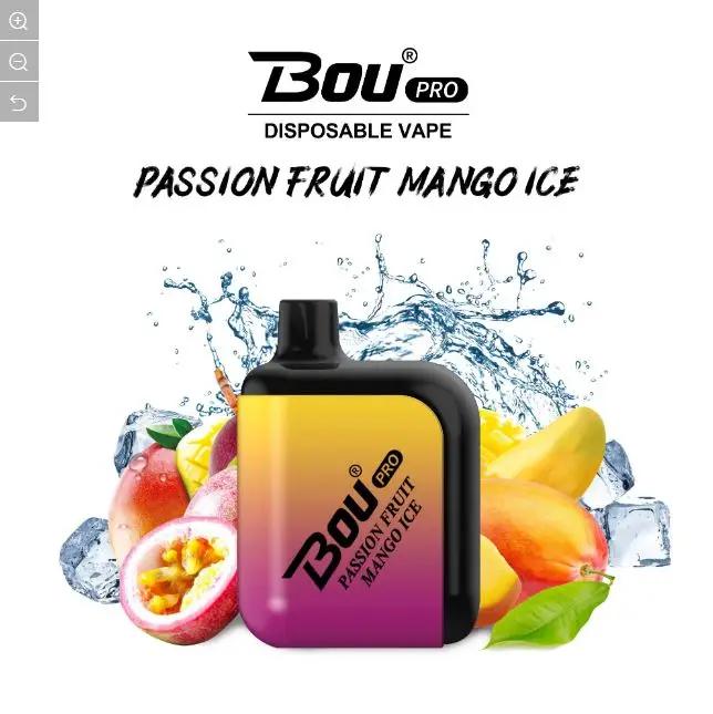 Box Of 10 - Bou Pro 7000 Disposable | Passion Fruit Mango Ice