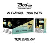 Bou Pro 7000 Disposable Vape |  Triple Melon  7000 