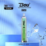 Bou Star 600 Puffs | Apple Ice Disposable Vape