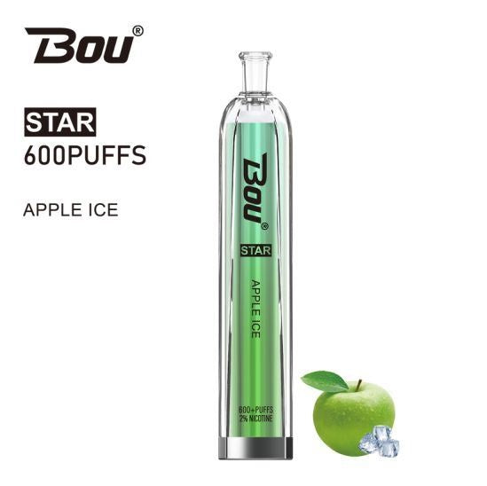 Bou Star 600 Puffs | Apple Ice Disposable Vape