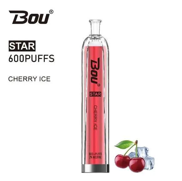 Bou Star 600 | Disposable Vapes | Cherry Ice