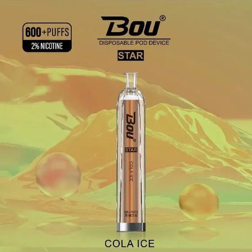 Bou Star 600 | Disposable Vapes | Cola Ice