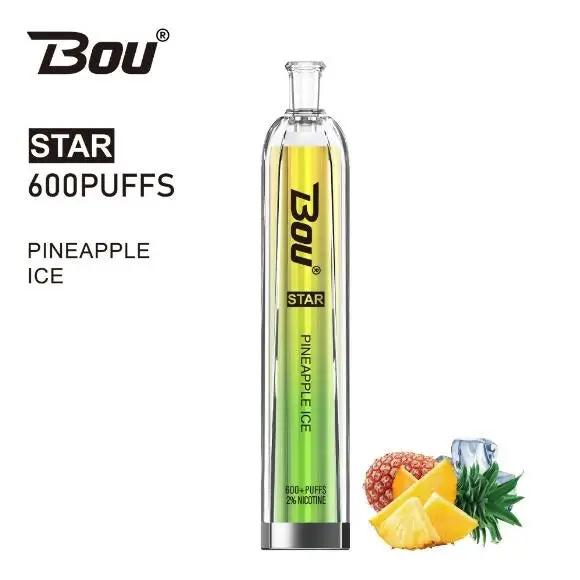 Bou Pro 600 | Disposable Vape | Pineapple Ice 