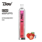 Bou Star 600 | Disposable Vape | Strawberry Ice 