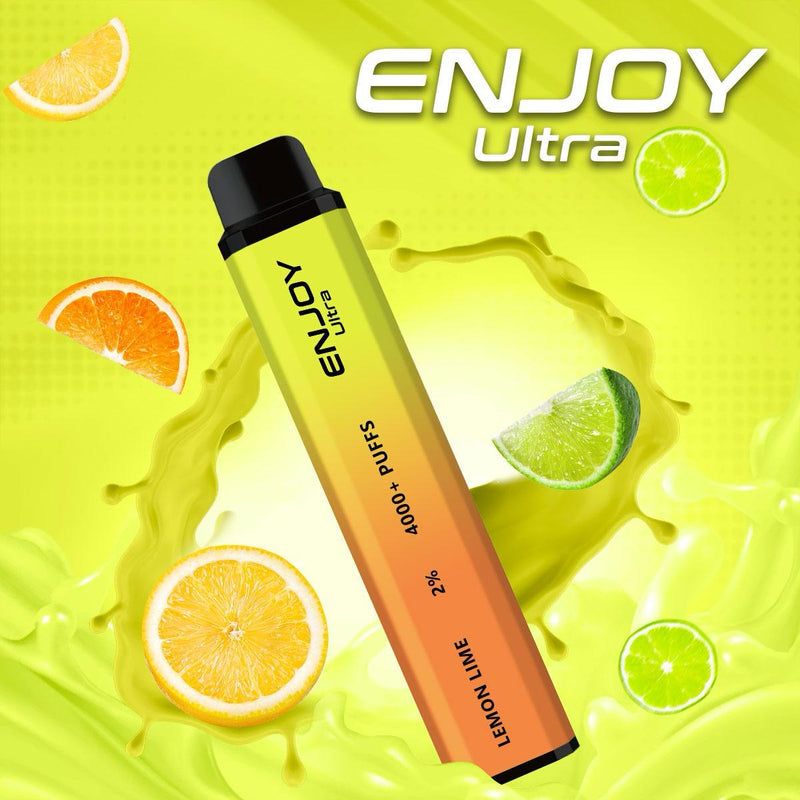 Enjoy Ultra 4000 Puffs | Disposable Vape | Lemon Lime