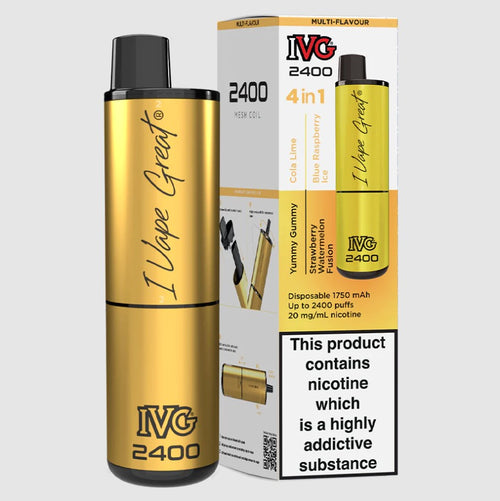 IVG 2400 Disposable Vapes | Summer Edition | 4 Flavour in 1