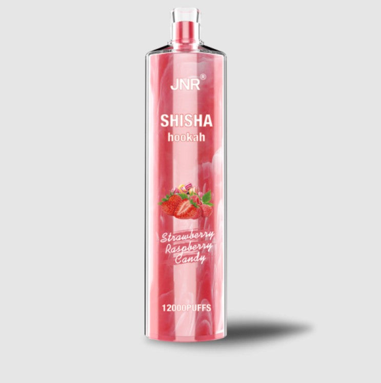 JNR Shisha Hookah 12000 Puffs | Strawberry Raspberry Candy