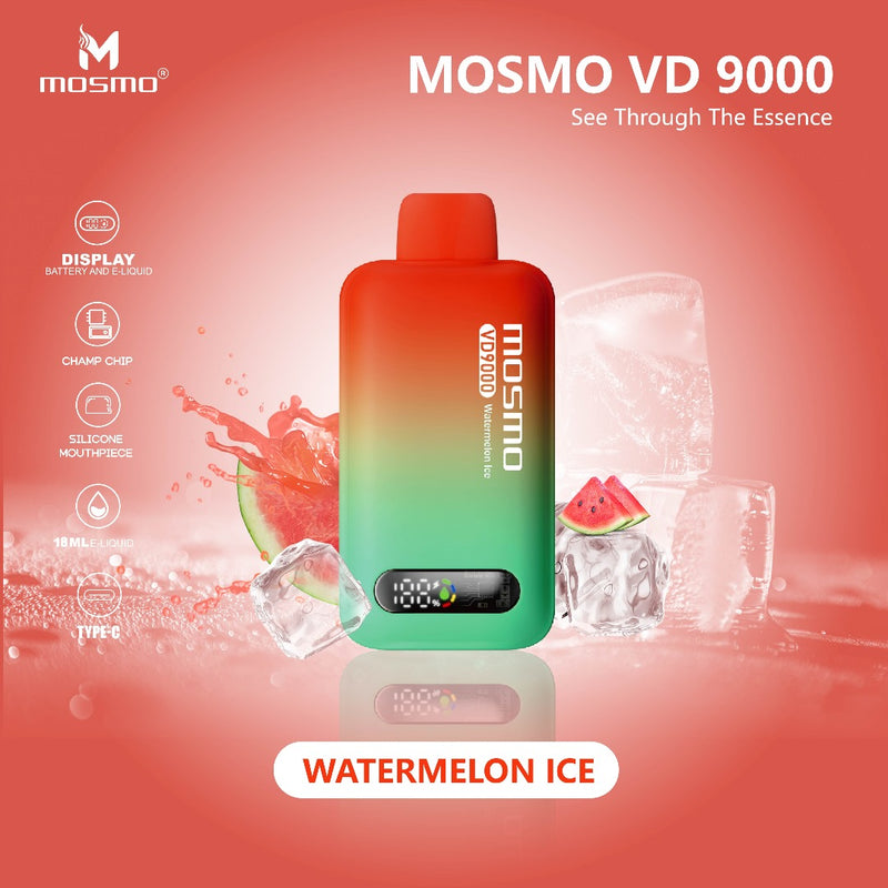 Mosmo VD 9000  | Disposable Vape |  Watermelon Ice