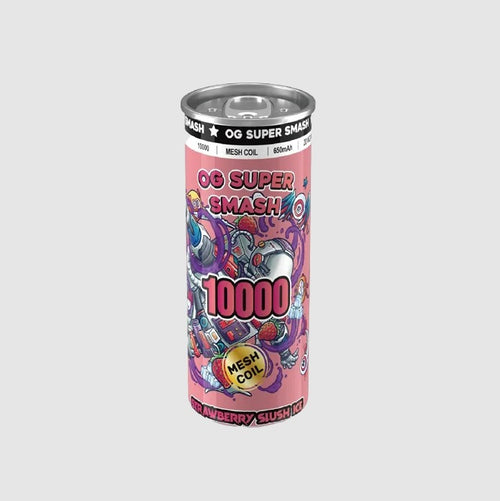 OG Super Smash 10000 Puff | Strawberry Slush Ice 10000 Puffs