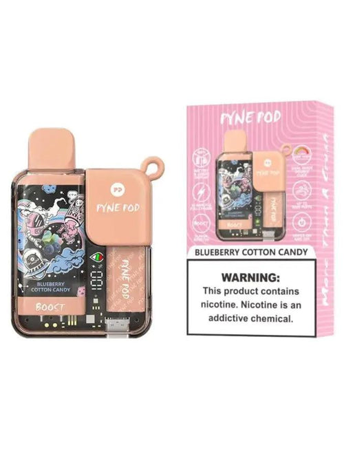 Pyne Pod Boost 8500 Disposable Vape | Blueberry Cotton Candy