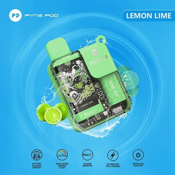 Pyne Pod Boost 8500 Disposable Vape  | Lemon Lime