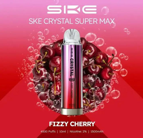 SKE MK Crystal Super Max  Fizzy Cherry 4500 Disposable